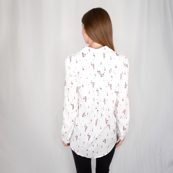 Rosé Wine Cheers BEACHLUNCHLOUNGE White Shirt BTQ - Picture 7 of 8